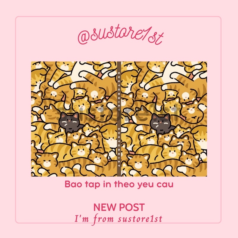 Bao tập in theo yêu cầu giấy nhám