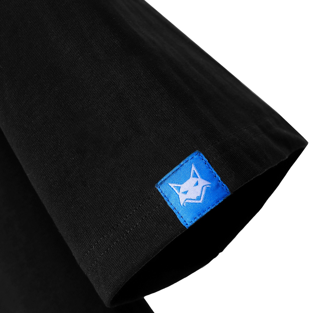 Áo Thun Local Brand Iconic Signature Silly Foxes Đen Xanh- SLF0013