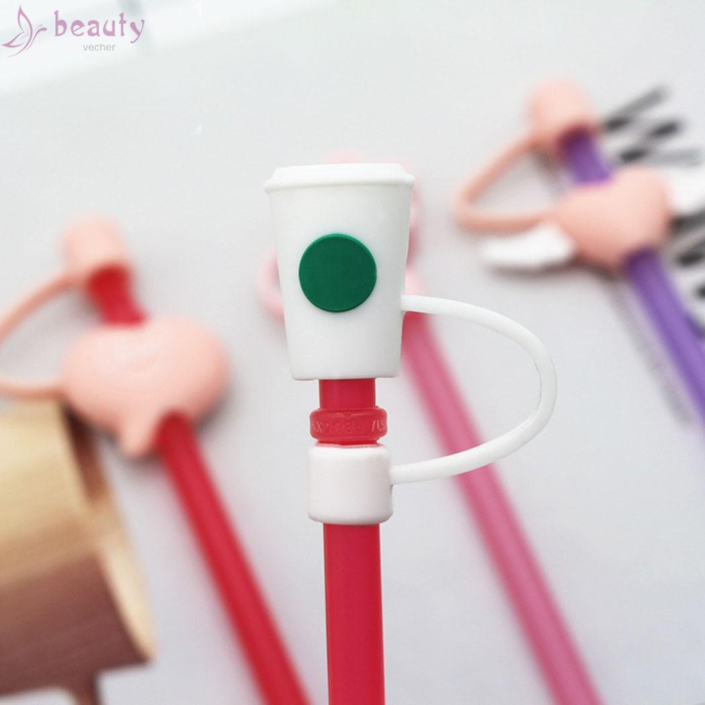 1 Ống Hút Silicone Chống Bụi Bảo Vệ Môi Trường