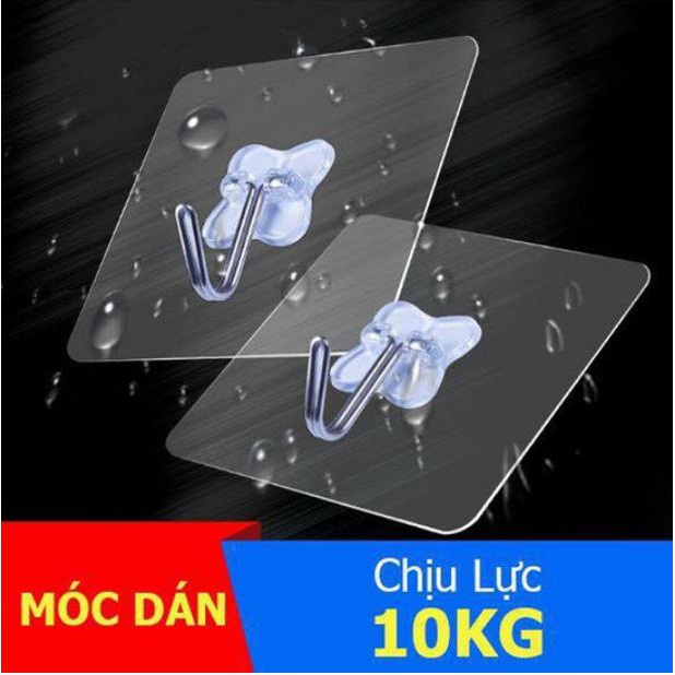 Set 10 Móc dán tường siêu chịu lực / Hít Dán Tường Thần Thánh    Clovershop68