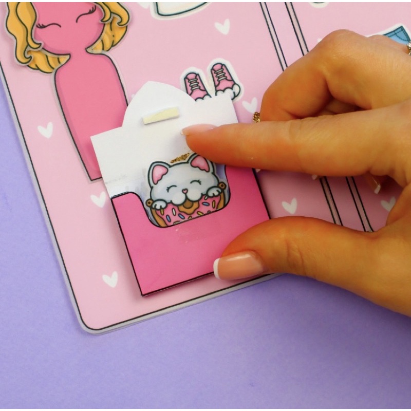 BÚP BÊ GIẤY BỘ SƯU TẬP THỜI TRANG ĐÔI BẠN THÂN