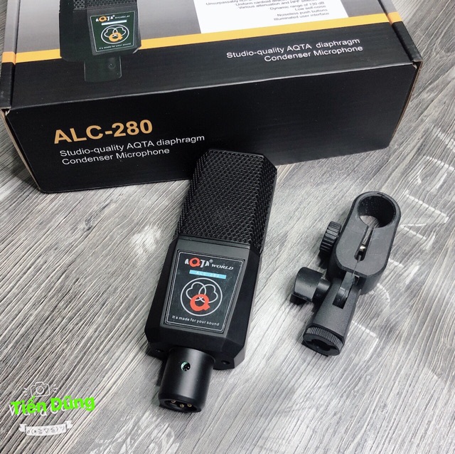 Mic thu âm AQTA ALC-280 mic hát karaoke hoặc live stream