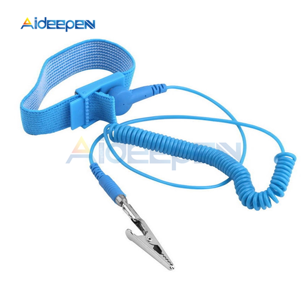 Adjustable Antistatic Anti Static Bracelet Electrostatic ESD Wrist Band Strap Discharge Cables For Electrician IC PLCC Worker