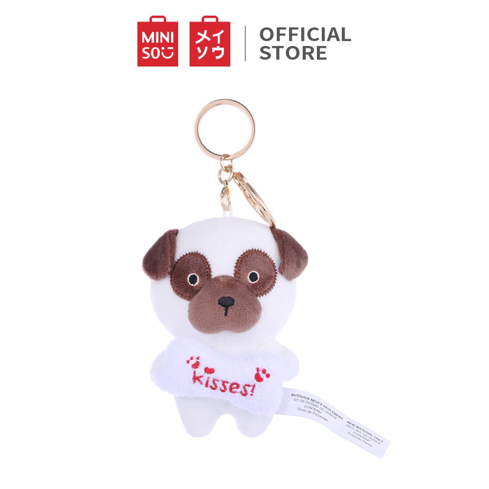 [Mã LIFEHL254 giảm 15% đơn 250K] Móc khóa Miniso hình chú chó Kisses - Hàng chính hãng