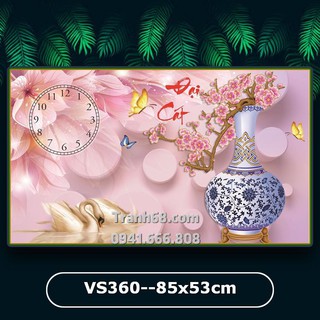 Tranh đính đá venus vs360 đại cát kích thước 85x53cm