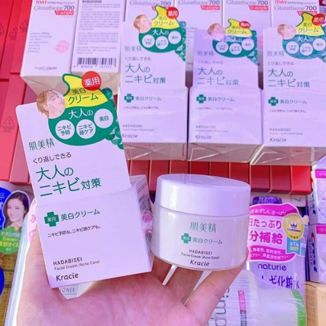 Kem trị mụn Kracie Nhật Bản Hadabisei Facial Cream ( Acne Care )