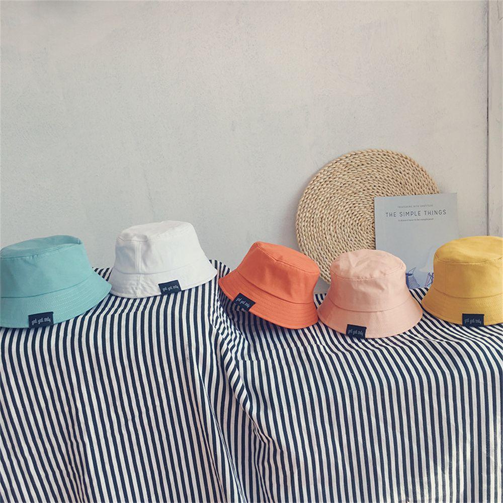 Nón Bucket Màu Sắc Ngọt Ngào Dễ Thương Cho Bé