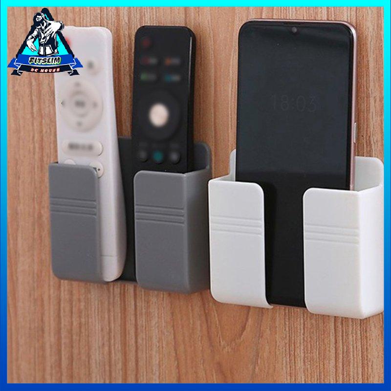 [Fitslim] Wall Mount Stand Phone Socket Phone Charging Holder Bracket Mounted Organizer