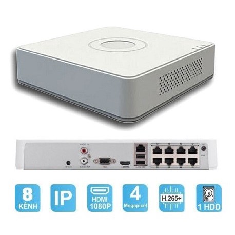 Đầu Ghi Hình 8 Kênh - Đầu Thu Hình IP Hikvision DS-7108NI-Q1 - Hàng Hãng Mới 100% [Bảo Hành 2 Năm]