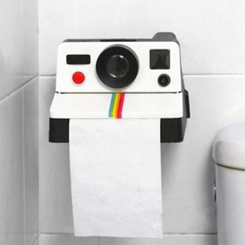 Hộp Đựng Khăn Giấy Cuộn / Máy Ảnh Thiết Kế Độc Đáo Cổ Điển Trang Trí Nhà Tắm
