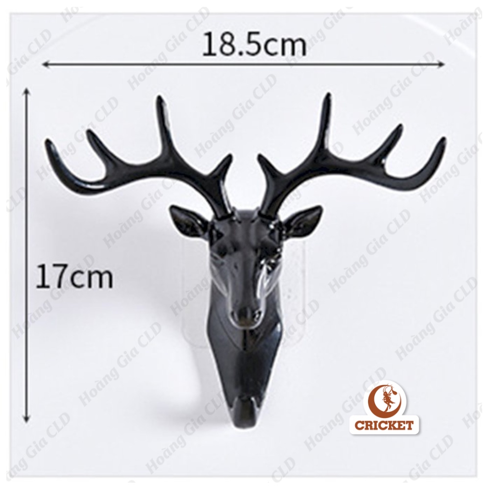 Móc treo đồ sừng hươu phong cách cổ điển, móc dán tường, decor trang trí nhà cửa theo phong thủy tuyệt đẹp