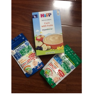 Bột hipp và cháo ăn liền của nhật