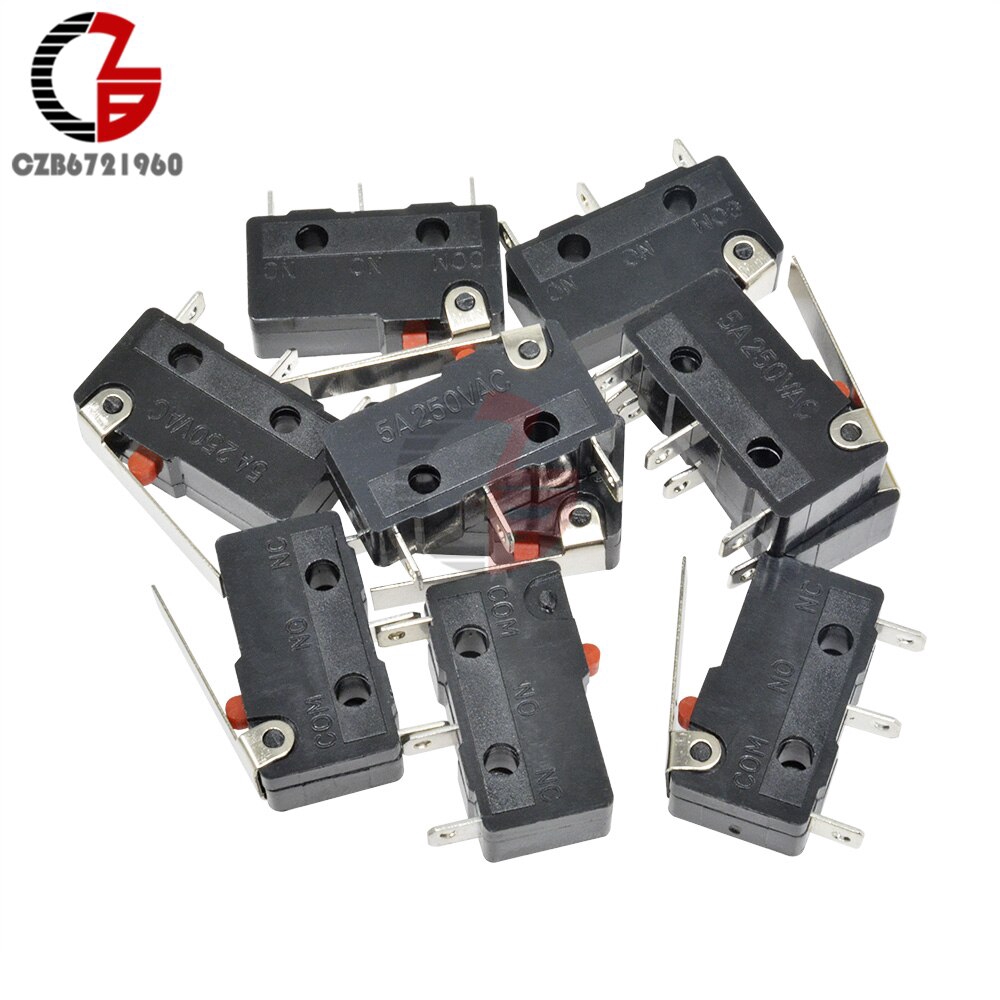 10Pcs Tact Switch KW11-3Z 5A 250V Micro Switch 3Pin Microswitch Sensitive Switch for Electri Water Heater | BigBuy360 - bigbuy360.vn