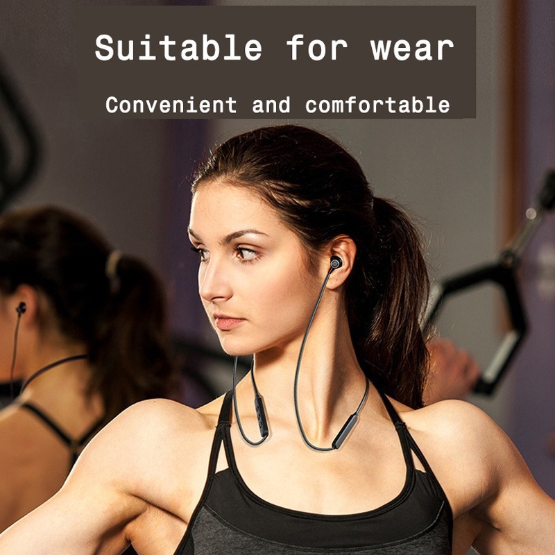 Tai nghe thể thao đeo cổ bluetooth 5.0 2 kênh | BigBuy360 - bigbuy360.vn