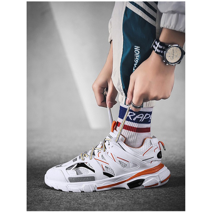 SALE XẢ KHO THANH LÝ - RẺ Lót tăng chiều cao + Giày nam thể thao sneaker siêu nhẹ GN323 2020 WT ' ³ . * `