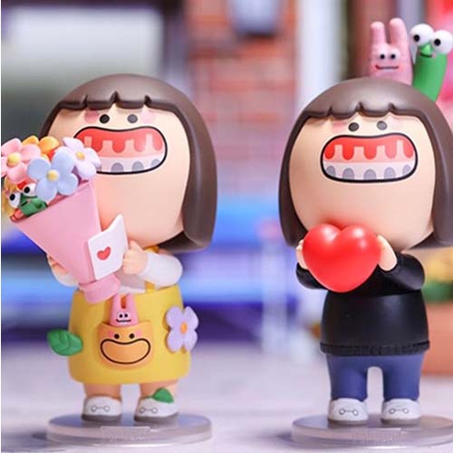 [] Búp Bê Popmart Gummy Hằng Ngày Trang Trí Hộp Bí Ẩn Hợp Thời Trang