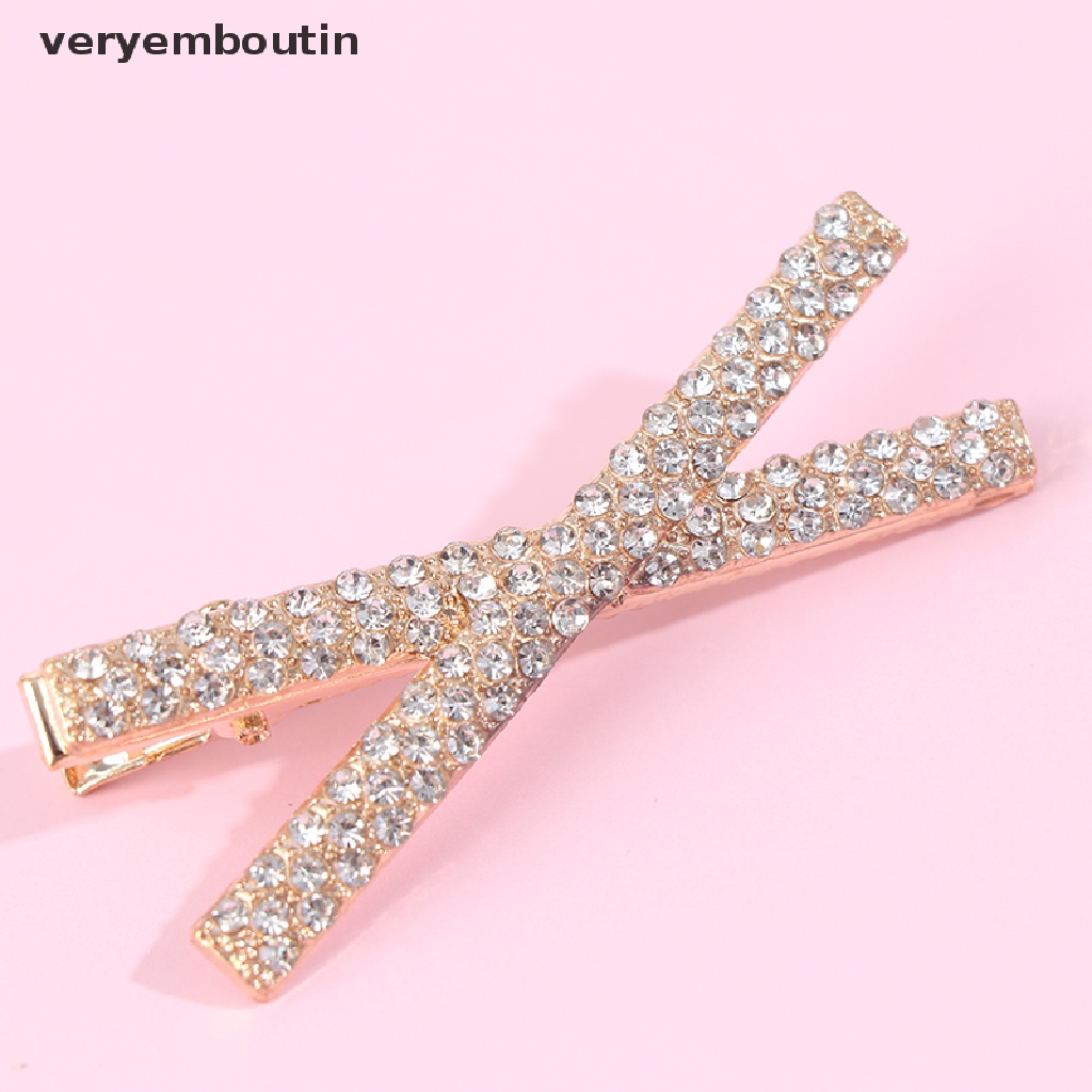 Set 5 kẹp tóc đính đá thời trang cho nữ