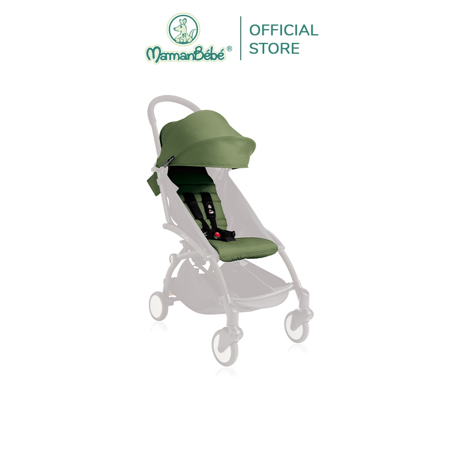 Bộ màn chụp và đệm xe đẩy BABYZEN YOYO 6+ Xanh Mint