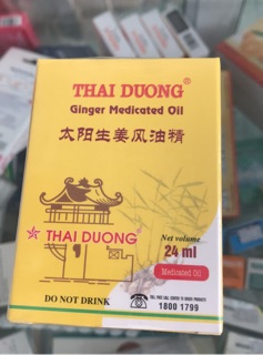 DẦU GỪNG THÁI DƯƠNG