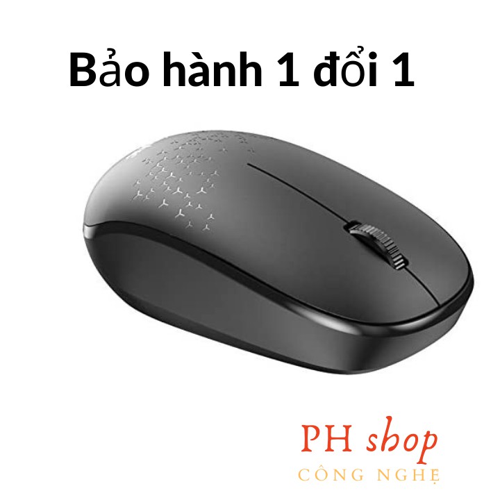 Chuột Không Dây Bluetooth Mini Inphic E5B 1200DPI-Chính Hãng, Chuột Chống ồn Phù Hợp Sử Dụng  Văn Phòng, Màu Sắc: Đen