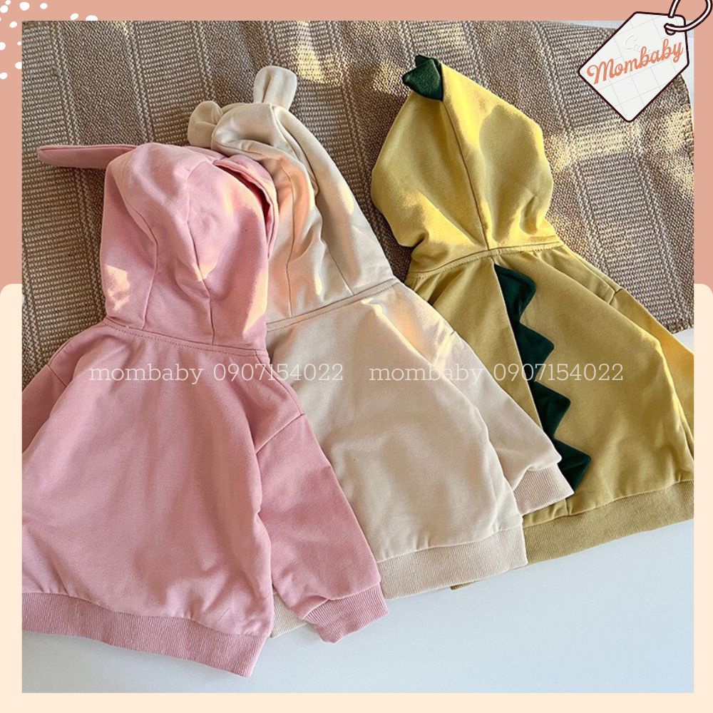 Áo Khoác Nỉ Có Nón Ngỗ Nghĩnh Phong Cách Hàn Quốc Thích Hợp Thu Đông Cho Bé