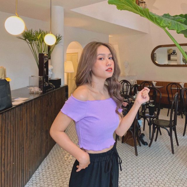 CROPTOP BẸT VAI CUỐN BIÊN | BigBuy360 - bigbuy360.vn