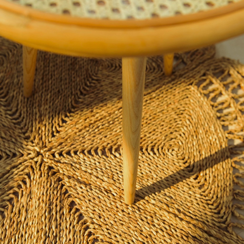 Bàn Mây Mắt Cáo HOMEMAY - Sản phẩm chắc chắn, trang trí cho nhà cửa, quán Cafe, và Home Stay