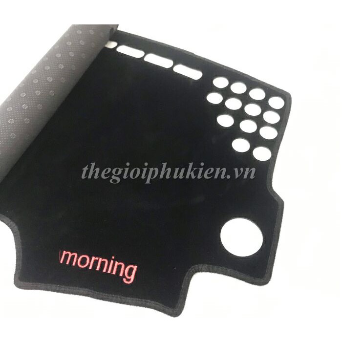 Thảm nhung taplo chống nắng- Kia Morning 2015-2022