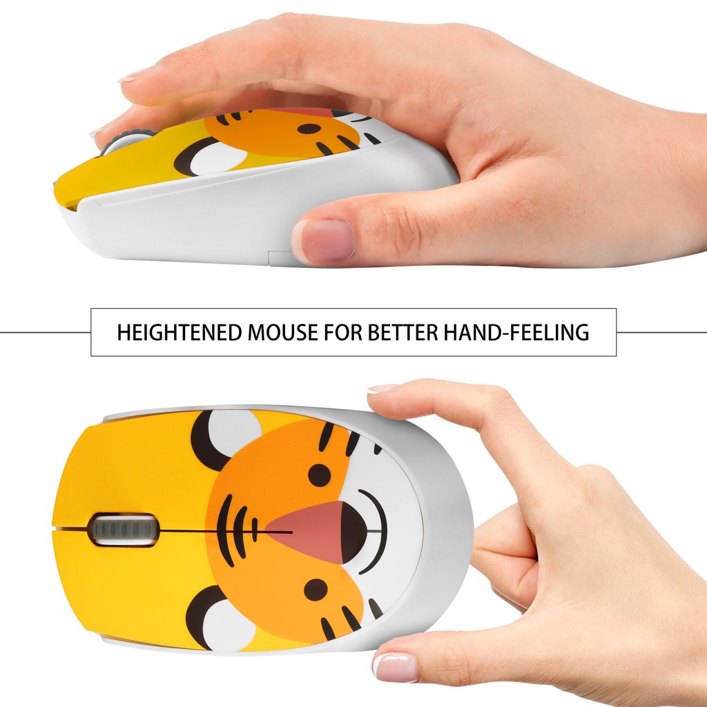 Chuột không dây 2.4G Hình Mèo Dễ Thương
