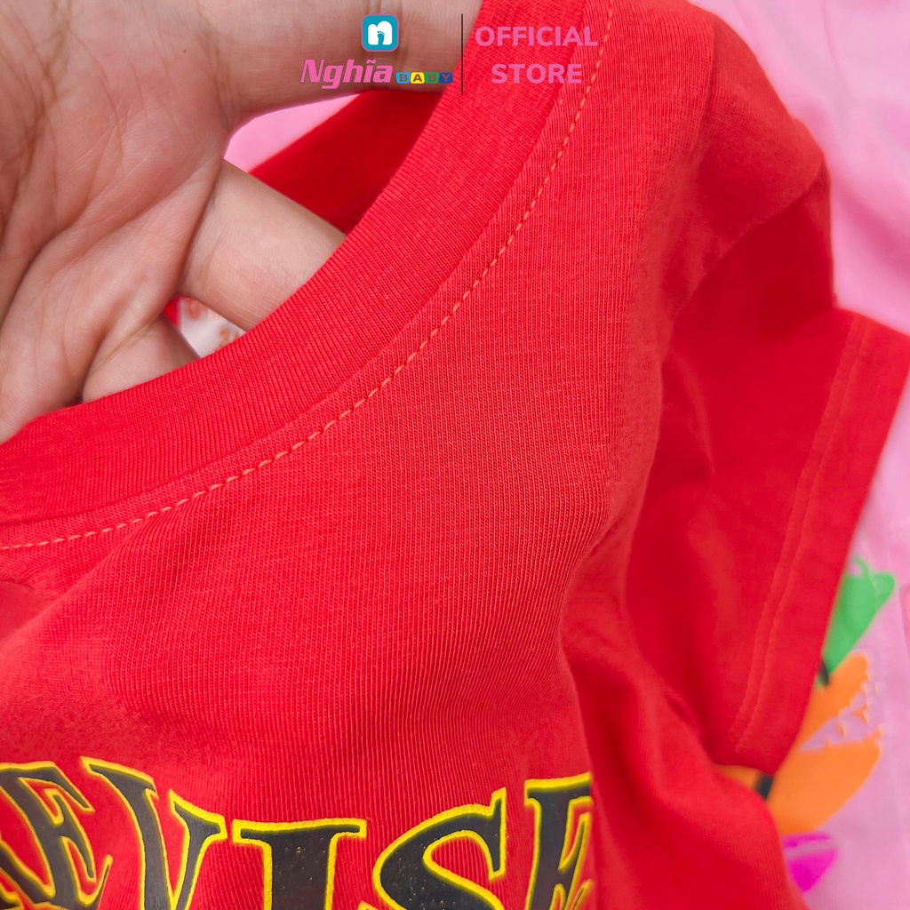 Đồ Bộ Bé Gái - NGHĨA BABY - Thun cotton co dãn 4 chiều - Bộ quần áo mặc nhà 10kg-42kg