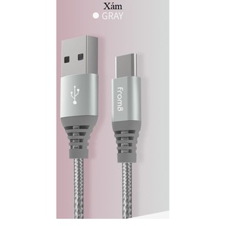 Cáp sạc USB Type C tốc độ cao chính hãng Fromb Hàn Quốc