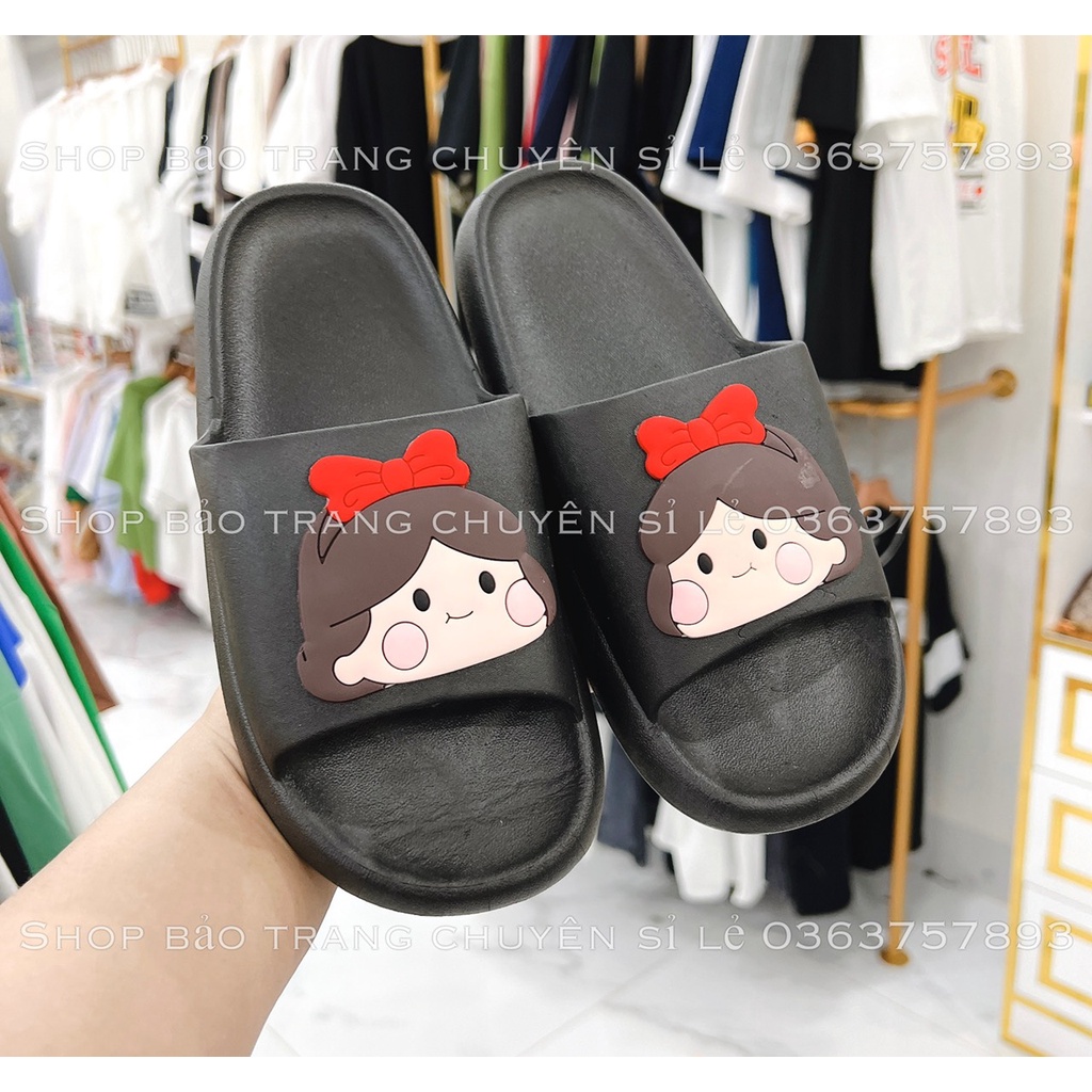 Dép Lê Bành Mì Nam Nữ Unisex Cô Gái Đế Cao 3cm Quai Ngang Độn Đế Trẻ Trung Năng Động Nam Nữ Unisex