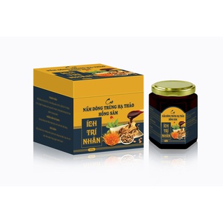 Cao Nấm đông trùng hạ thảo Hồng sâm Ích Trí Nhân lọ 500g