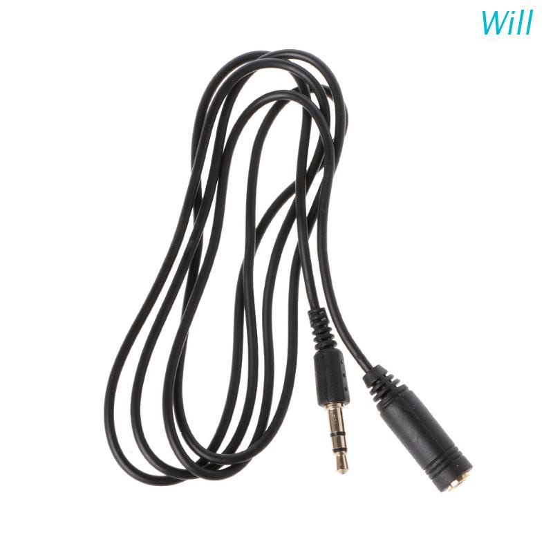 Dây cáp nối 3 cực giắc cắm 3.5mm sang cổng cắm âm thanh stereo Aux dài 1m