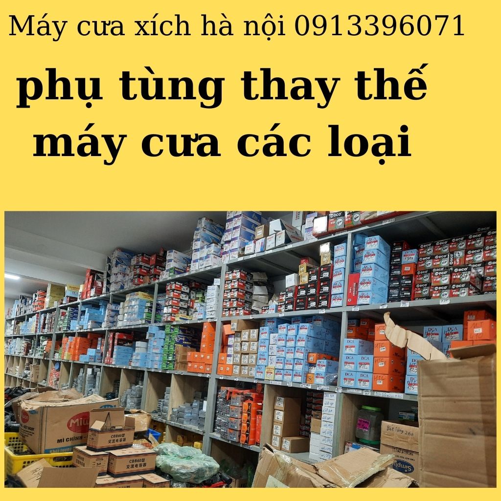 Máy cưa xích chạy xăng