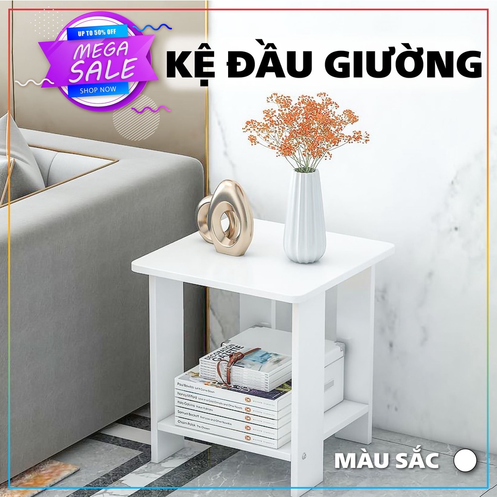 Kệ Đầu Giường Mini, Bàn Trà Nhỏ Chất Liệu Gỗ Cao Cấp