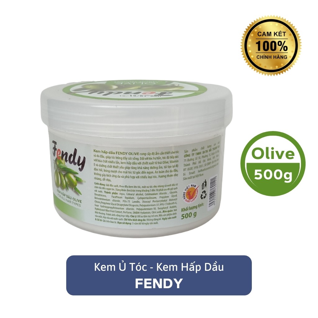 Kem Ủ Tóc (Kem Hấp Dầu) Olive FENDY 500g Chất Lượng Cao | BigBuy360 - bigbuy360.vn