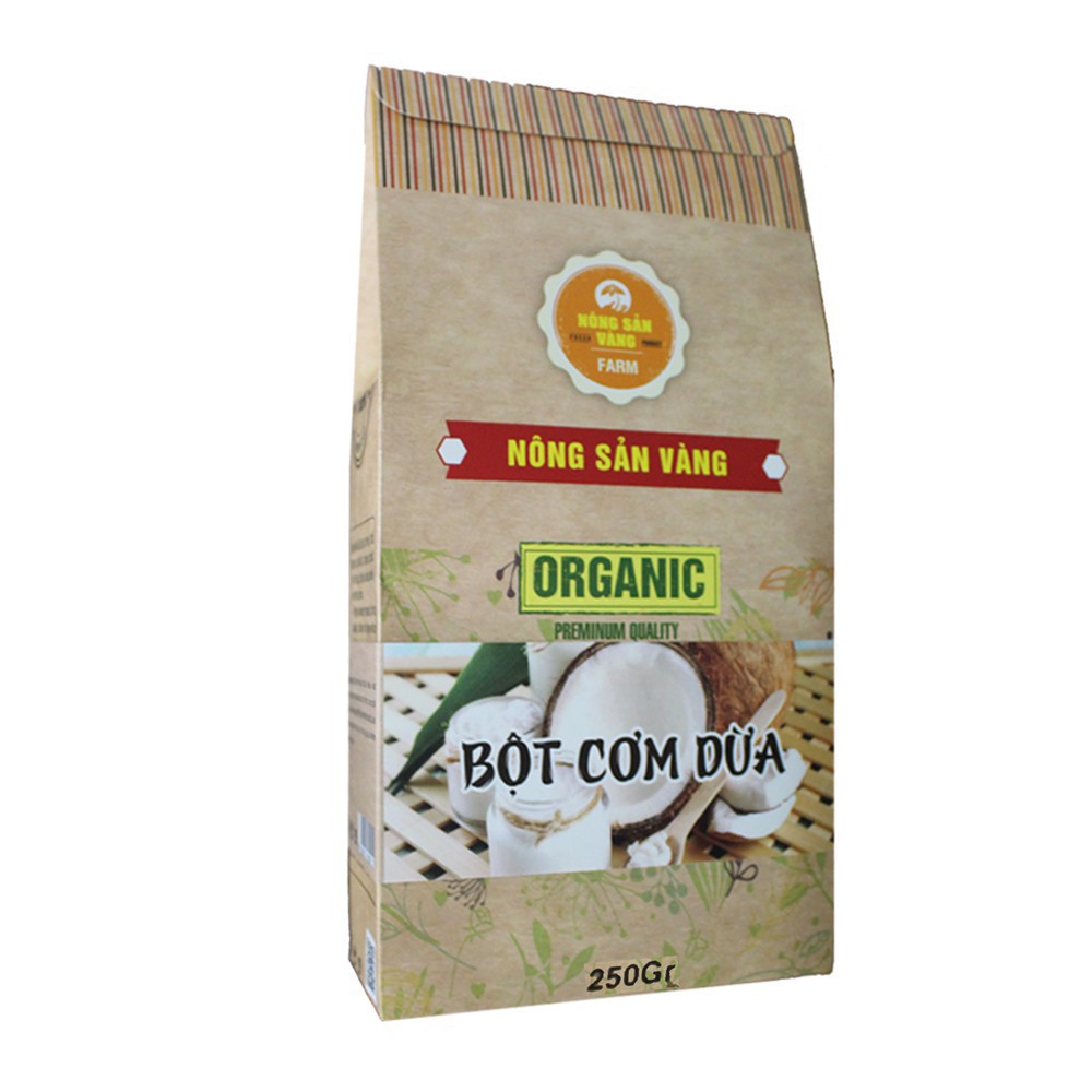 [Mã GRO1505 giảm 8% đơn 250K] Bột Cơm Dừa 250gr - Nông Sản Vàng