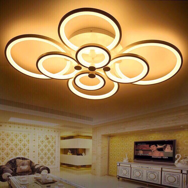 Đèn LED Ốp Trần ( ánh sáng 3 màu tặng kèm điều khiển từ xa)