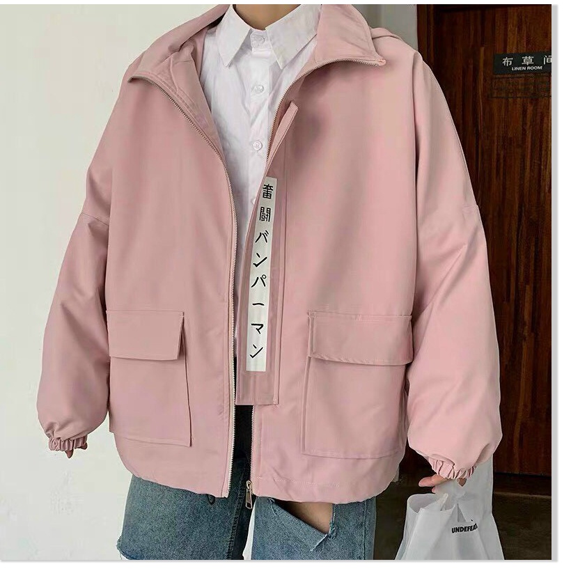 Áo khoác kaki túi hộp nam nữ siêu đẹp , hottrend hàn quốc cho các bạn trẻ KOKO MI