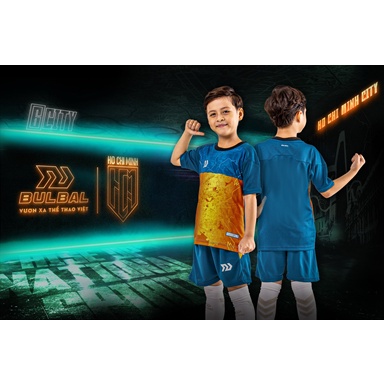 ÁO BÓNG ĐÁ KHÔNG LOGO TRẺ EM 6 CITY KID SIÊU ĐẸP CHO CÁC BÉ ĐAM MÊ BÓNG ĐÁ