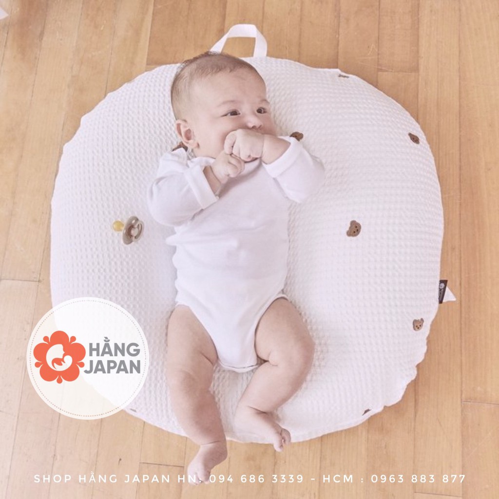 Gối chống trào ngược TOTOTO BEBE chất liệu AIRMESH  cho bé từ 0-14M+ nhập khẩu Hàn Quốc chính hãng