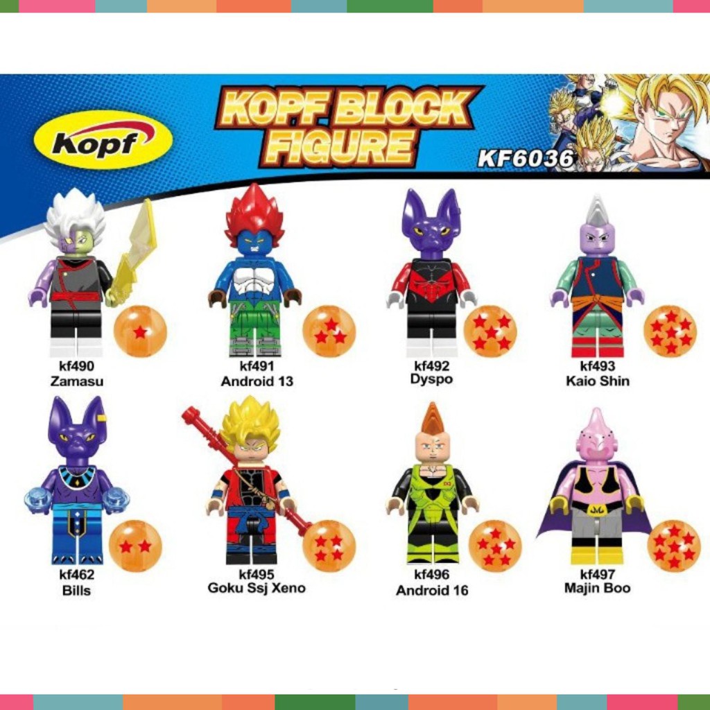 Đồ Chơi Minifigures Các Nhân Vật Trong Phim 7 Viên Ngọc Rồng Mới Nhất - Dragon Ball Goku Koruit KF6036