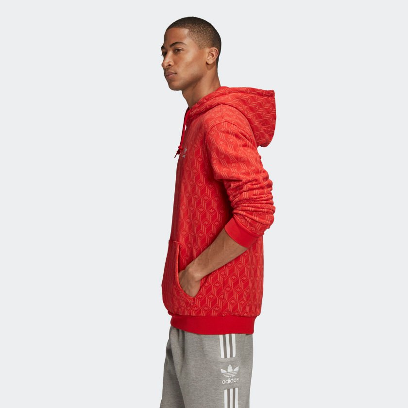 Áo Khoác Originals Nam Adidas Mono Aop Hoodie FM3407