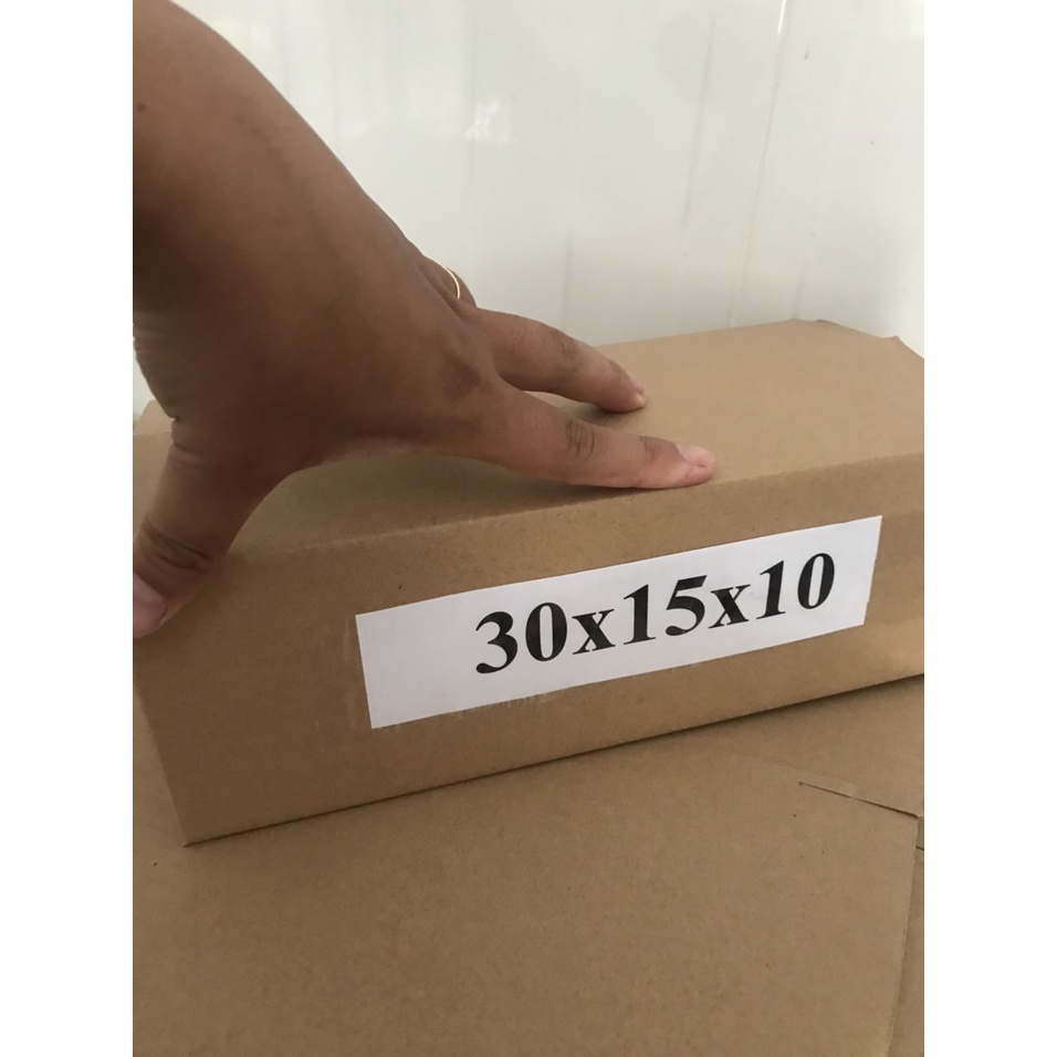 Thùng hộp carton bìa giấy đóng gói hàng kích thước 30x15x10 giá rẻ tận xưởng - Miễn Phí giao hàng