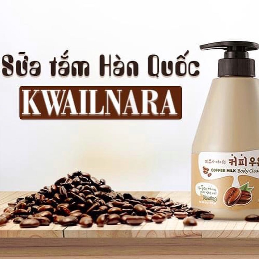 Sữa tắm cao cấp tinh chất Cà Phê Kwailnara Hàn Quốc