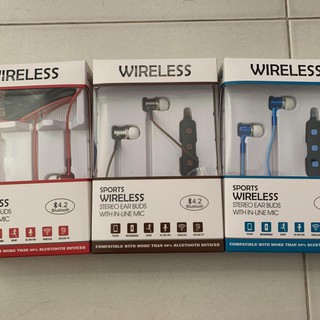 Tai Nghe Bluetooth  Thể Thao Chống Nước Tích Hợp  Khử Tiếng Ồn Cho các dòng điện thoại