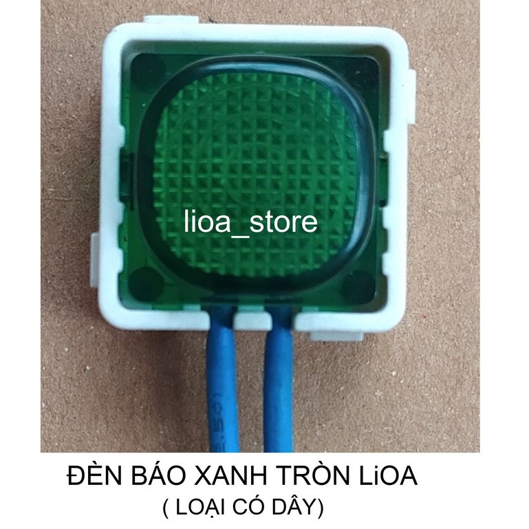 HẠT ĐÈN BÁO TRÒN - XANH ĐỎ LIOA.