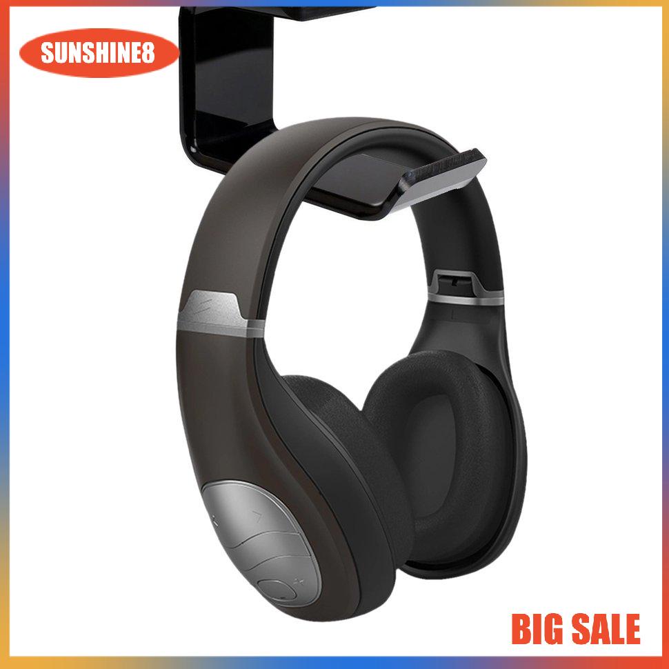 【SUN】Headphone Headset Holder Hanger Earphone Wall/Desk Display Stand Bracket