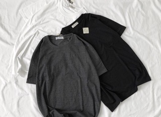 ÁO PHÔNG UNISEX TRƠN BASIC ĐỦ MÀU